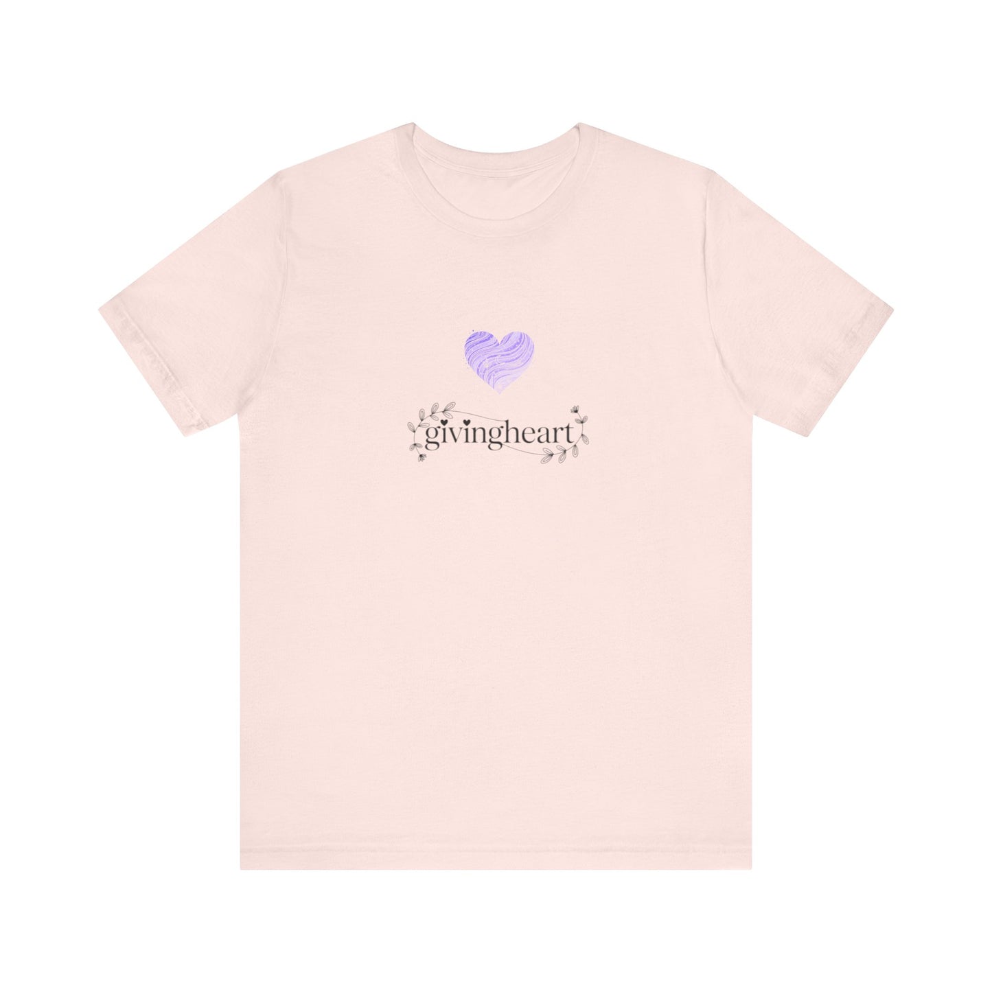 givingheart lilac tee