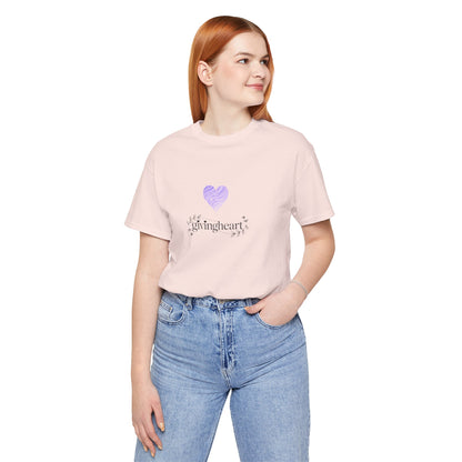 givingheart lilac tee