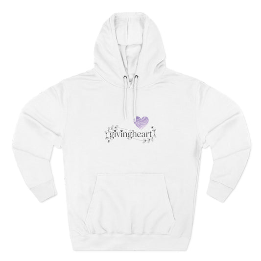 givingheart hoodie - lavender