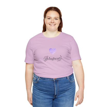 givingheart lilac tee