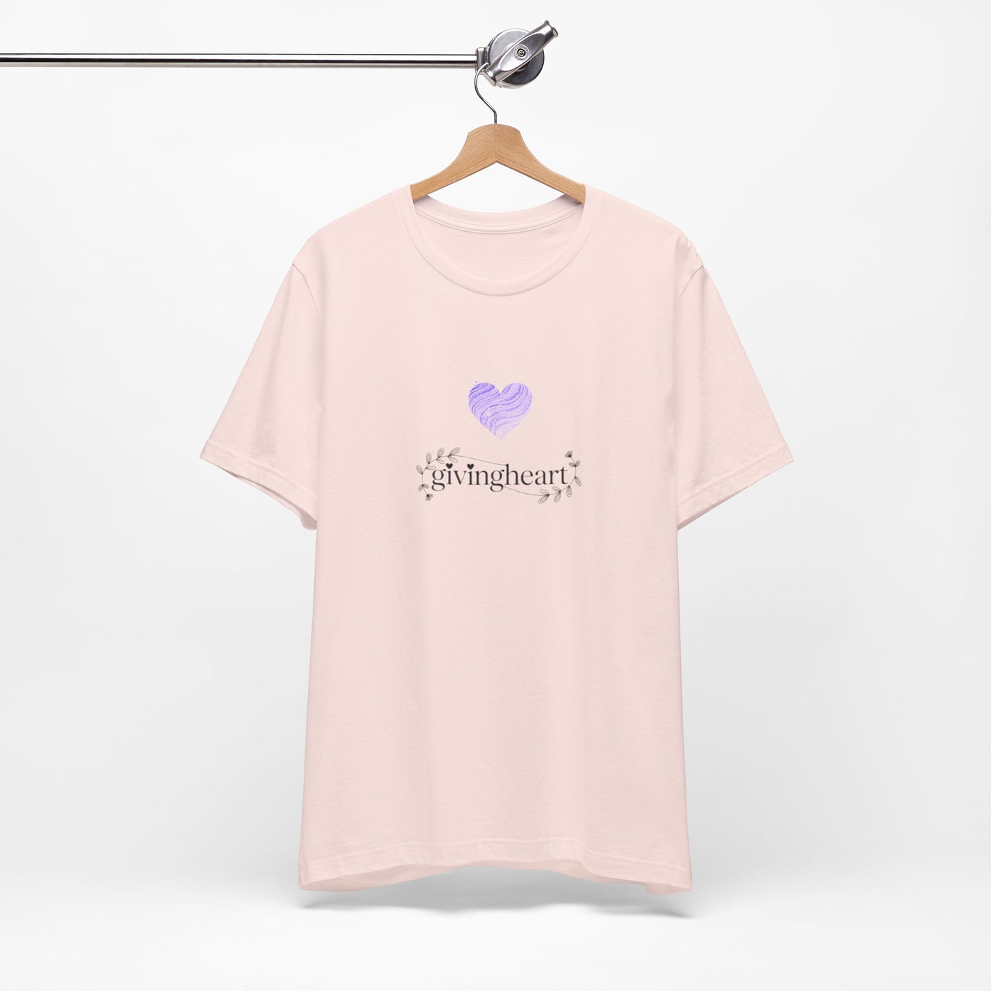 givingheart lilac tee