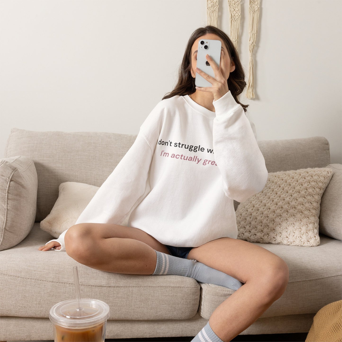 Great at Anxiety Crewneck