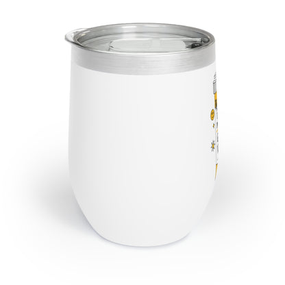 daily dose of good vibes wine tumbler