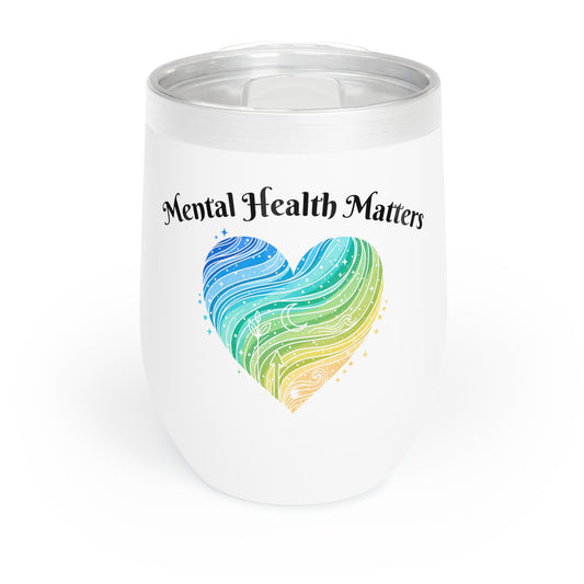 mental health matters wine tumbler - big sur