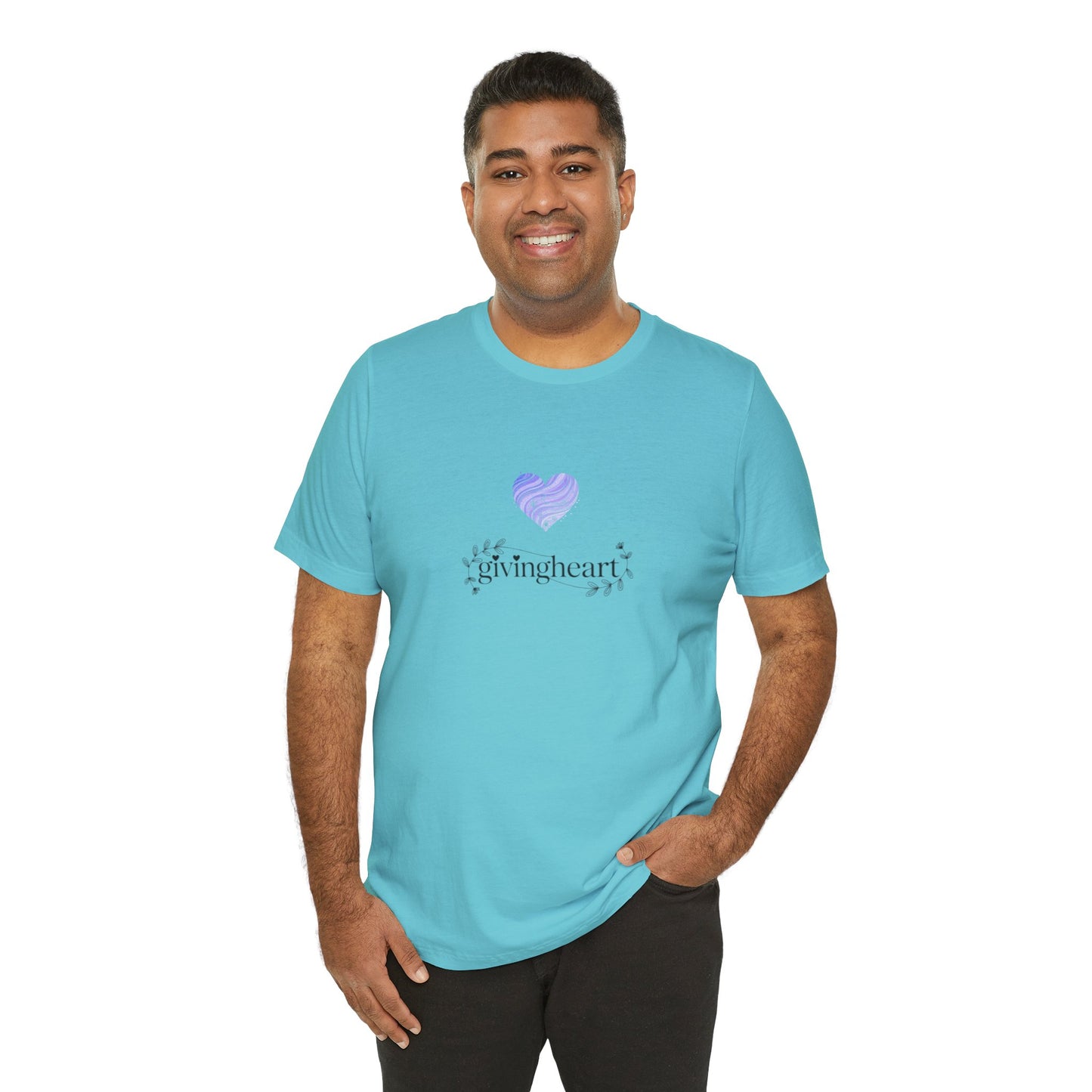 givingheart lilac tee