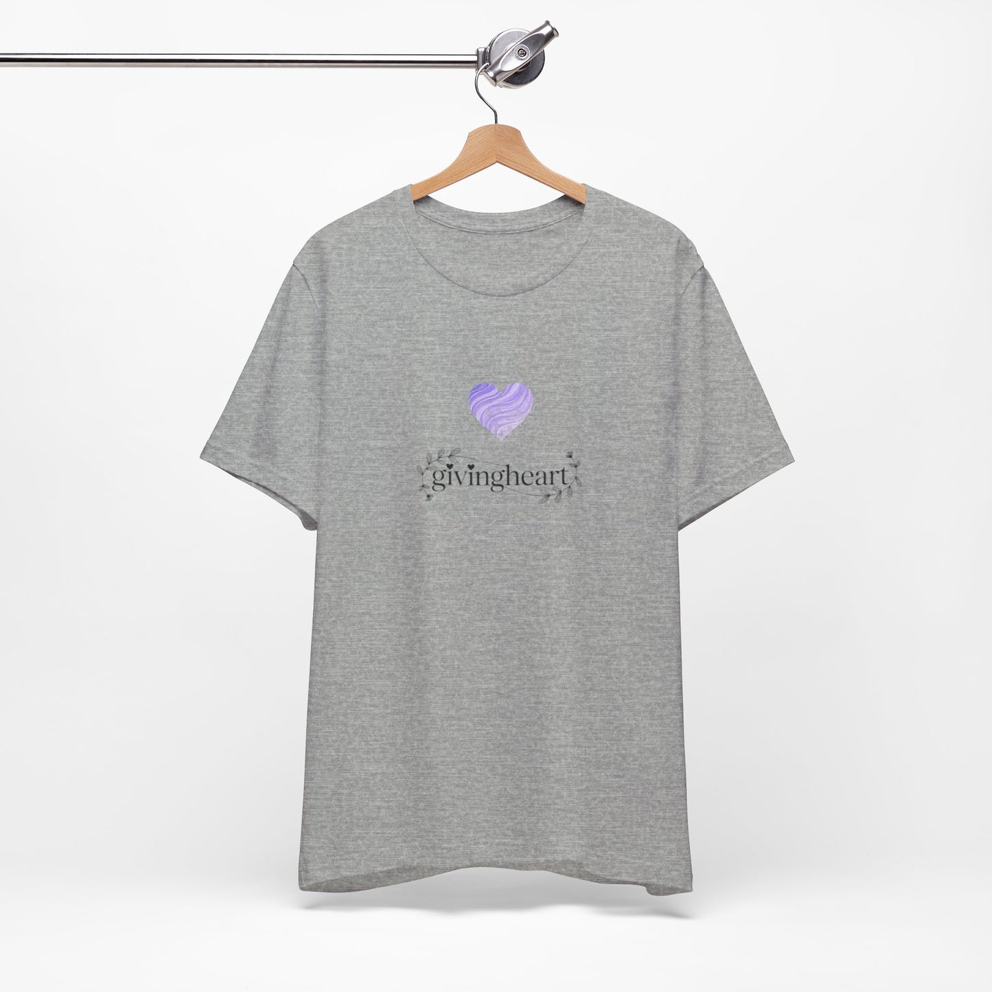givingheart lilac tee