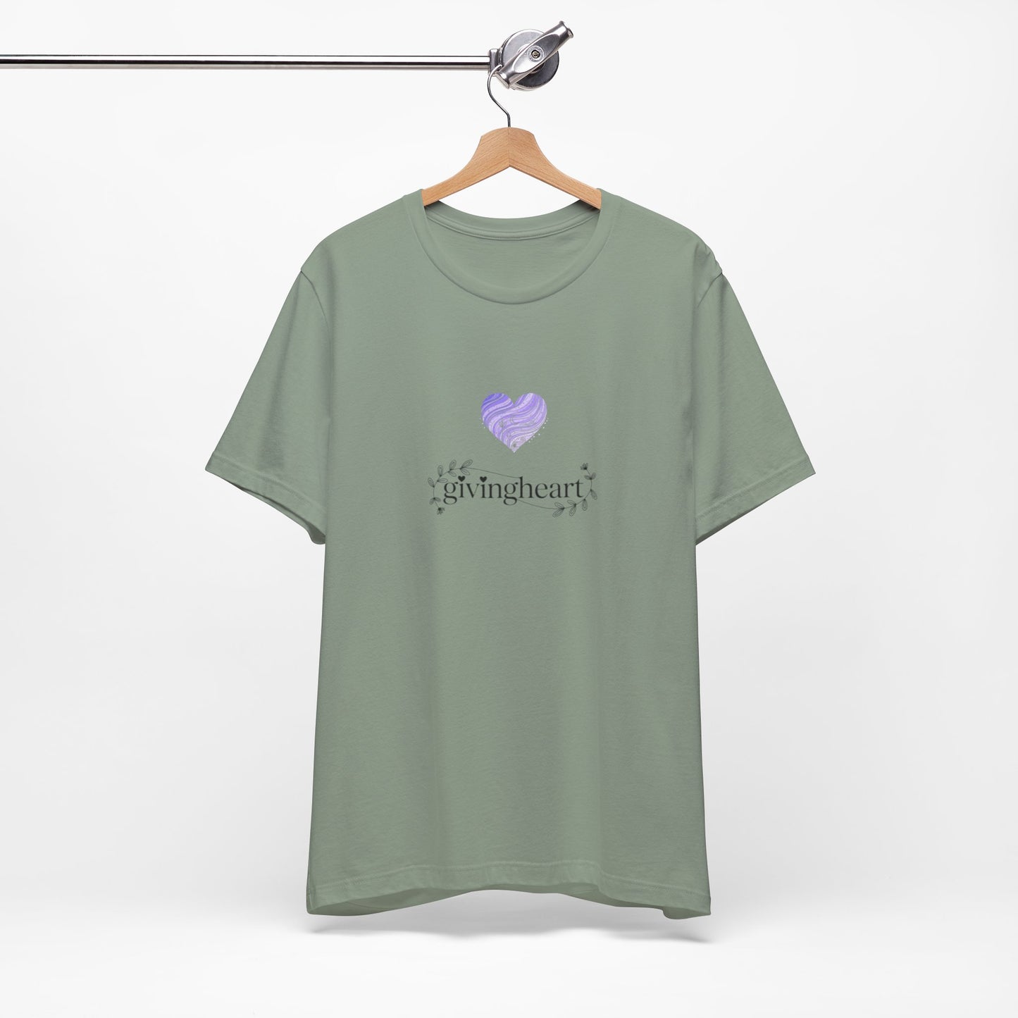 givingheart lilac tee