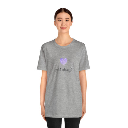givingheart lilac tee