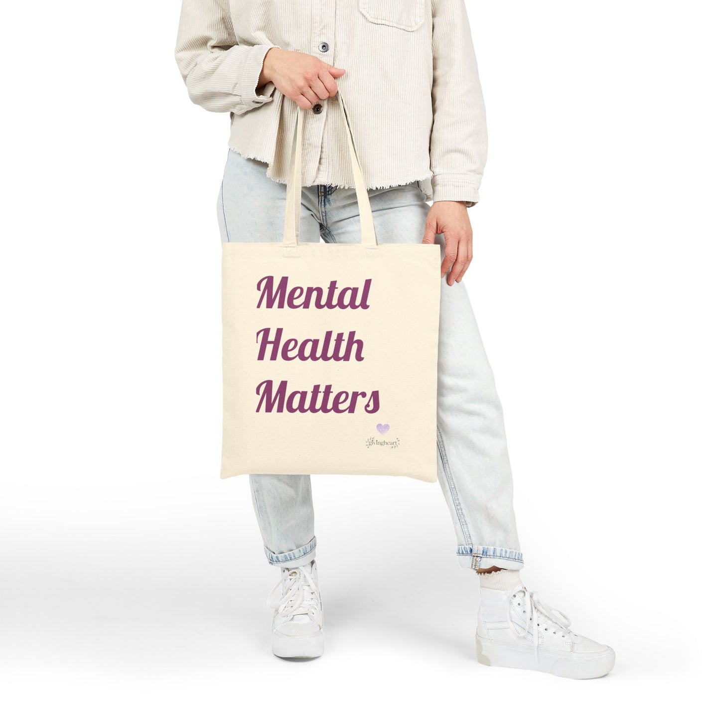 mental health matters tote bag