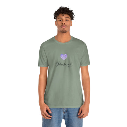 givingheart lilac tee