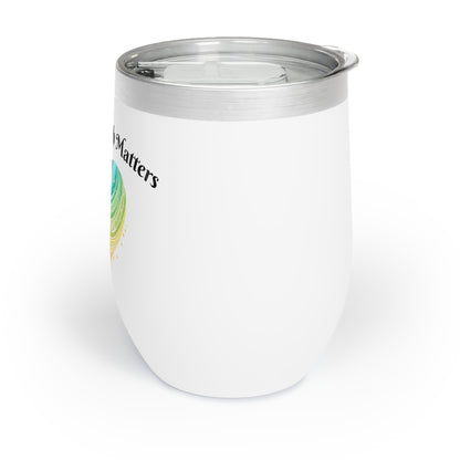 mental health matters wine tumbler - big sur