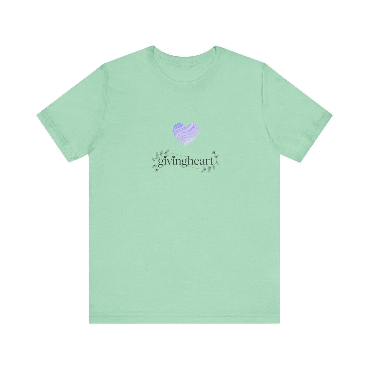 givingheart lilac tee