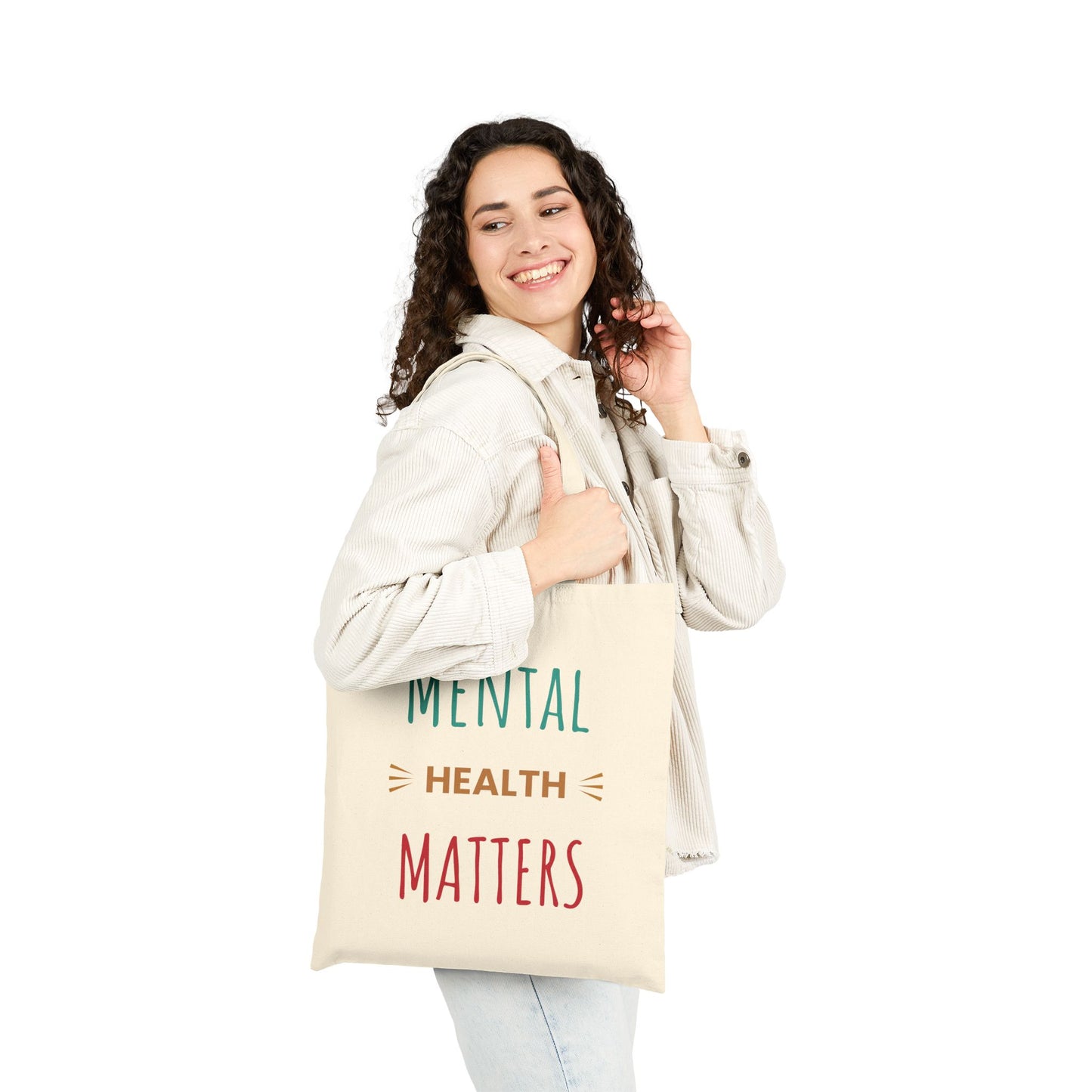 mental health matters tote bag