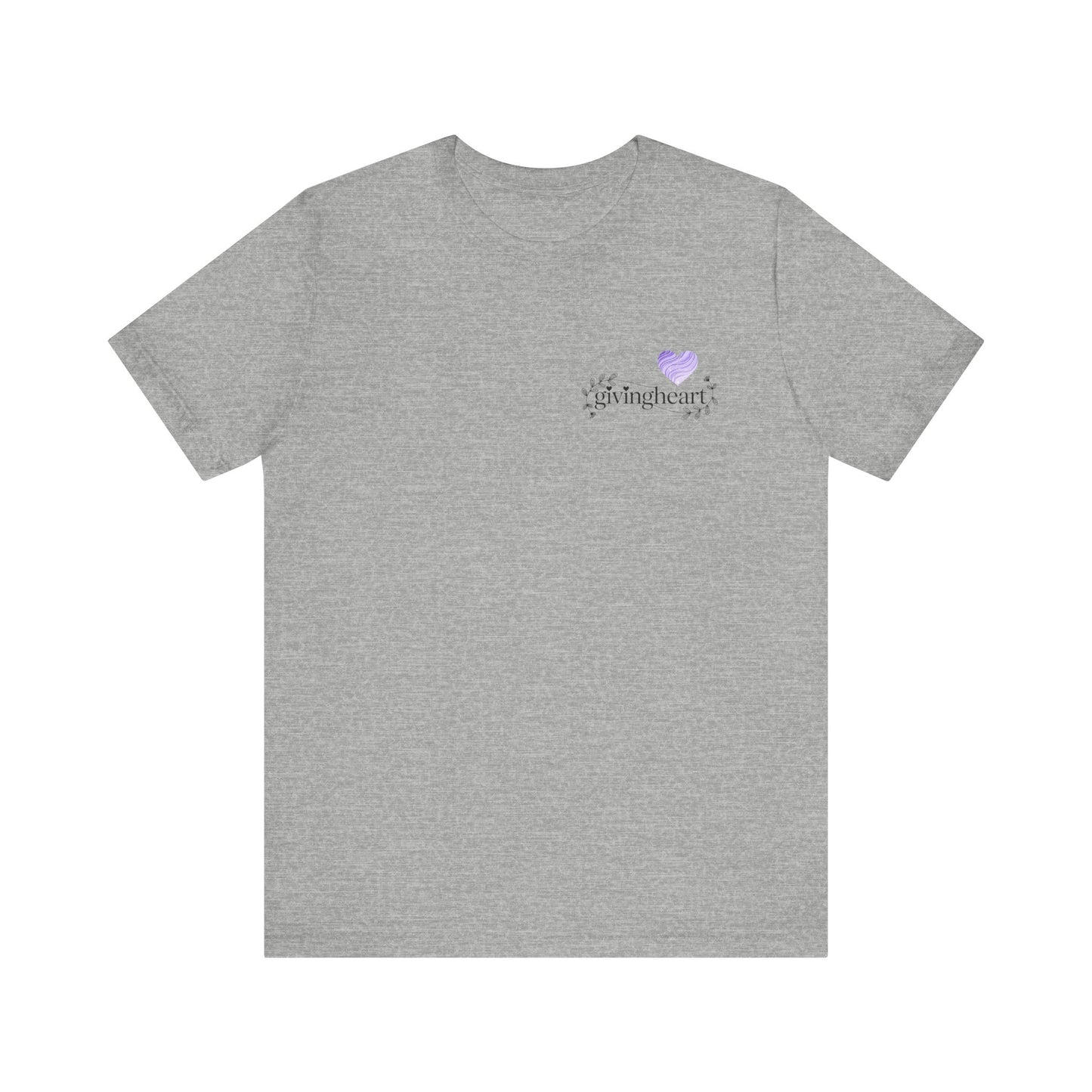 givingheart tee - lavendar