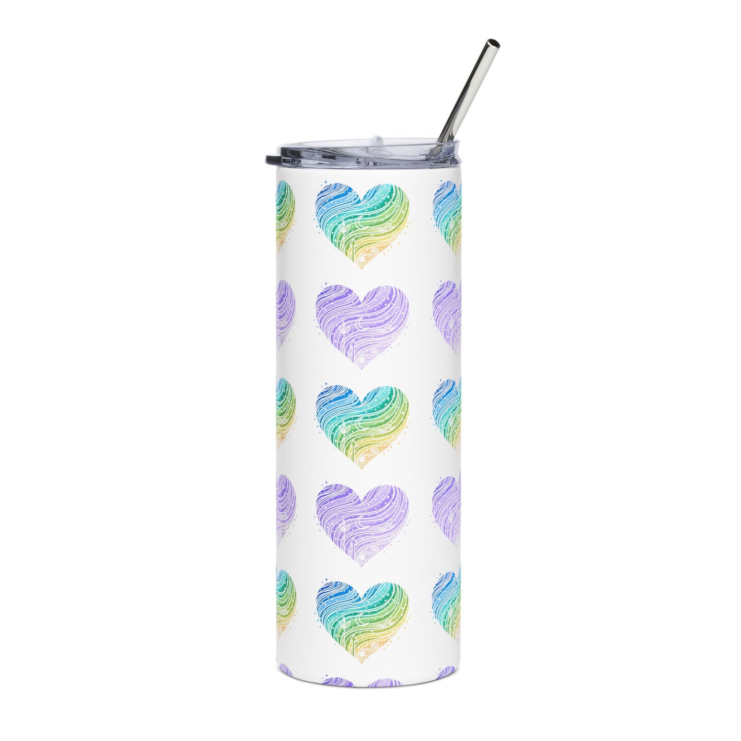 dazzling hearts tumbler